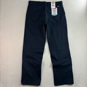 Dickies Work Pants Men 36x32 Blue Relaxed Flex Stretch Straight Classic NWT